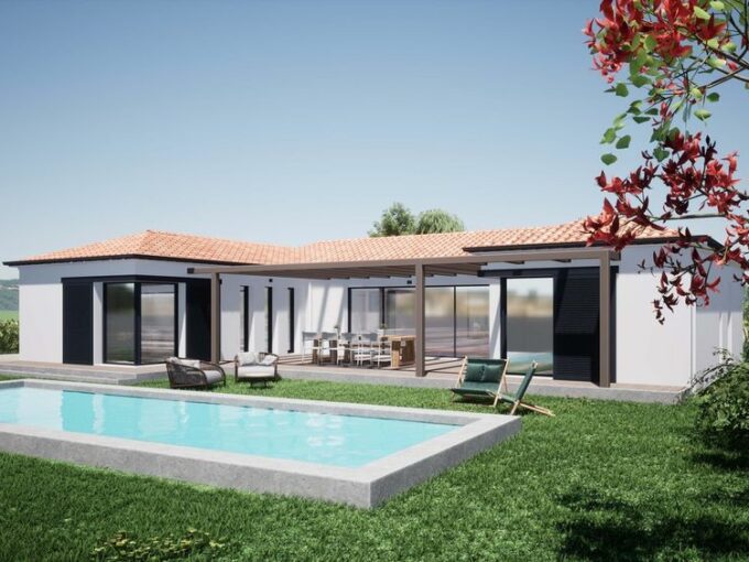 AGENCE IMMO PORNIC MAISON NEUVE EN PROJET 4 PIÈCES 135M² SUR 1221M² PISCINE ET GARAGE LA PLAINE-SUR-MER