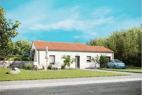 b-immo-4 pièces 85 m² 1221 m² projet maison neuve de plain pied, piscine et garage, La Plaine-sur-mer - secteur Cormier (4)