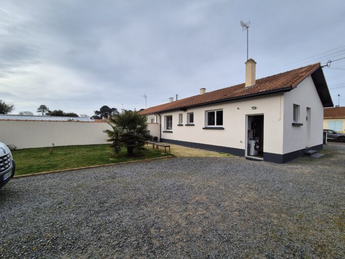 4 pièces 80 m² 569 m² St-Brevin-Les-Pins, maison de plain pied avec grand garage